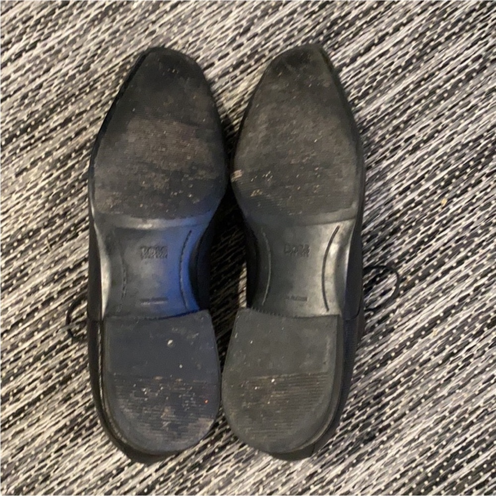 Authentic Boss Hugo Boss designer mens black leather lace up shoes sz 12 - Picture 12 of 15